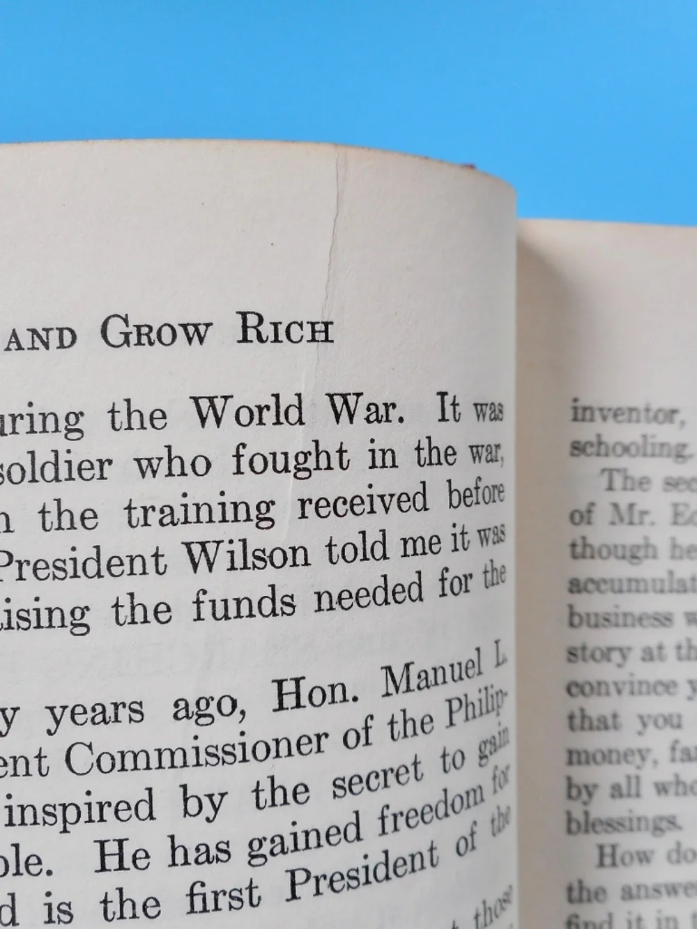 VTG 1945 Think & Grow Rich Red HC Napoleon Hill Ralston Society Andrew Carnegie